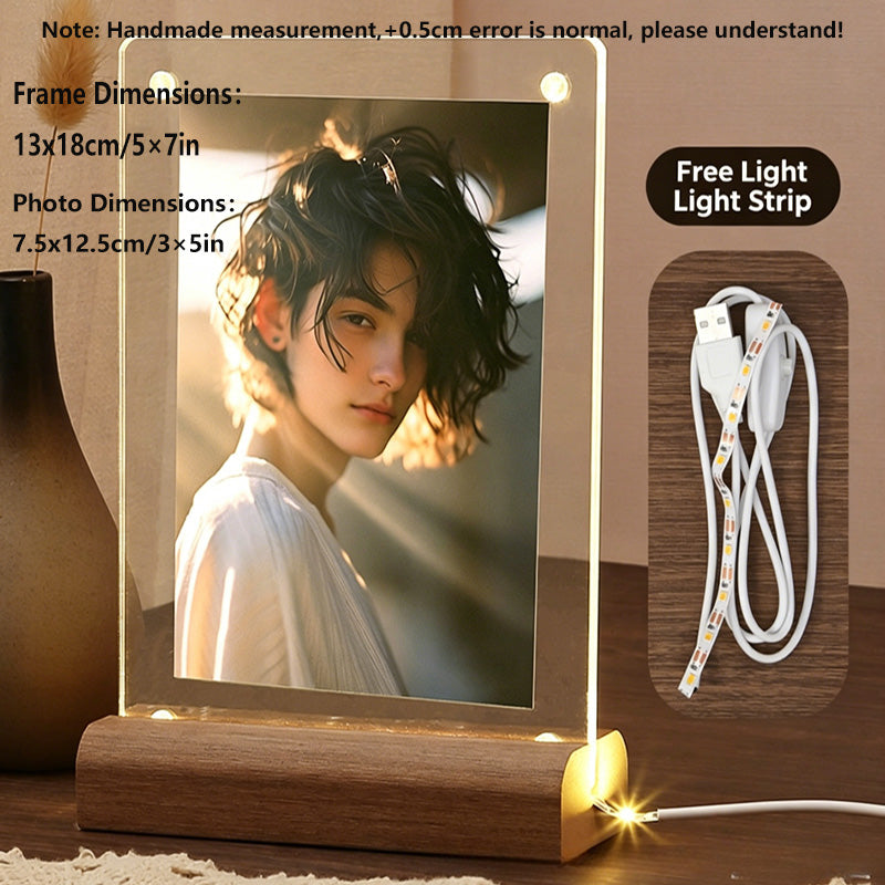 Magnetic Transparent Acrylic Photo Frame