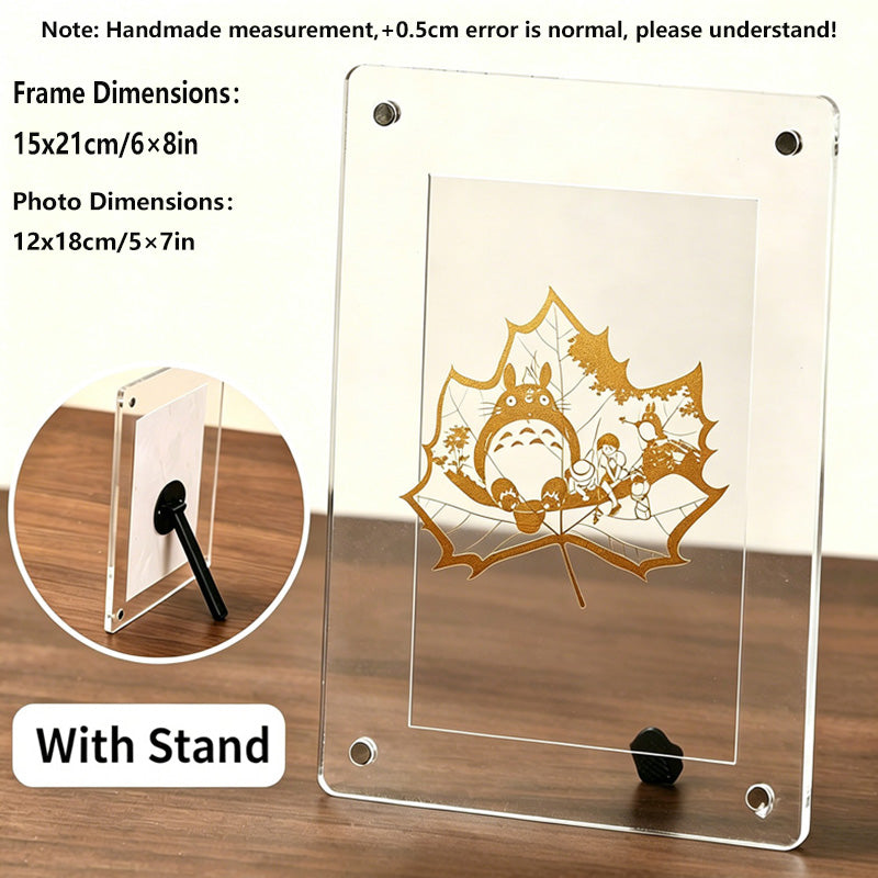 Magnetic Transparent Acrylic Photo Frame
