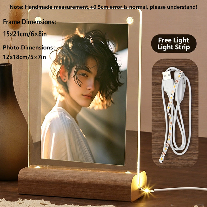 Magnetic Transparent Acrylic Photo Frame
