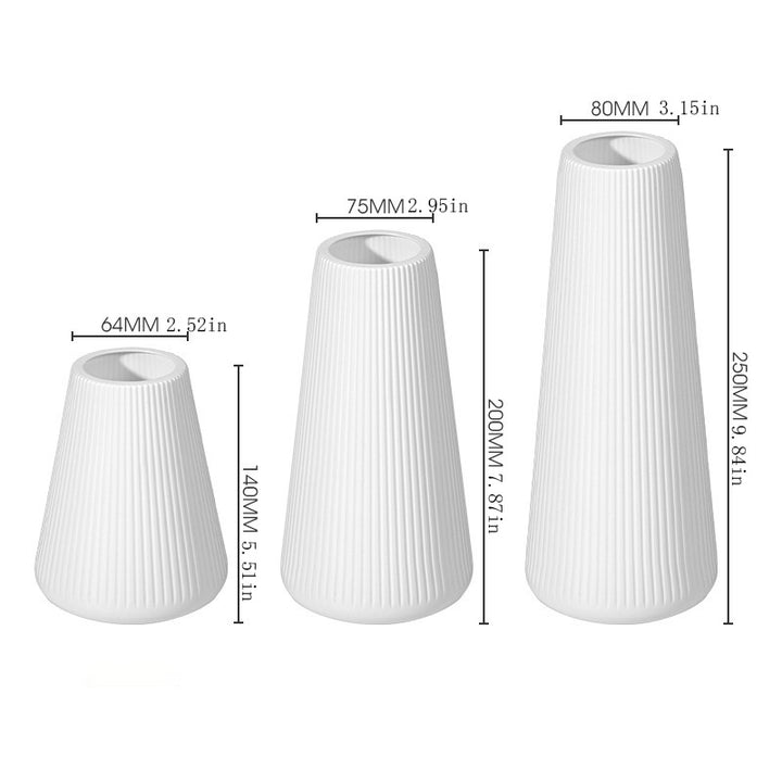 Solid-color vase