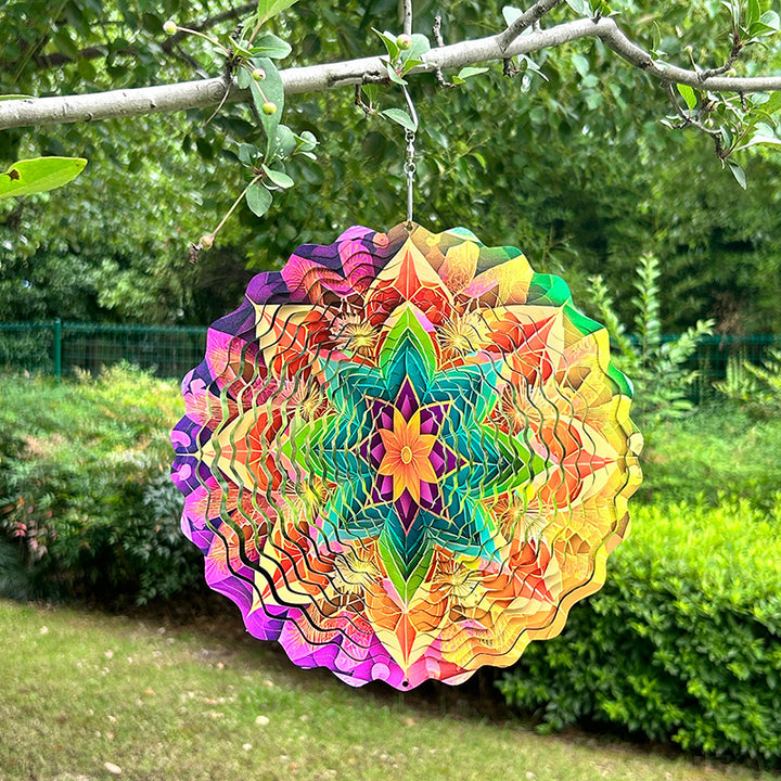Visual 3D Rotating Metal Wind Chime Ornament—Buy 1 Get 2 Free