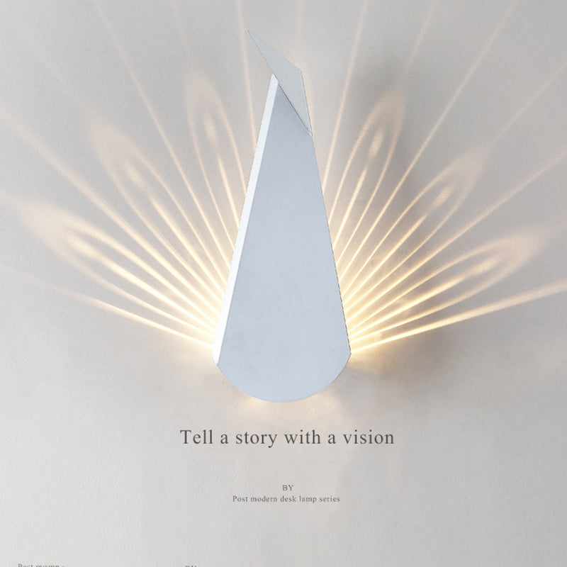 Creative LED Peacock Wall Lamp