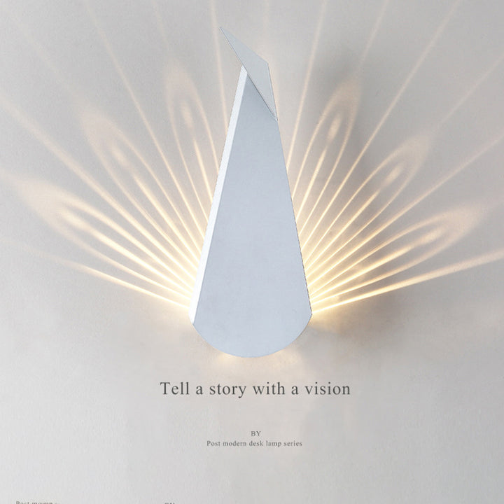 Creative LED Peacock Wall Lamp