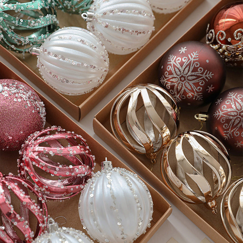 Best-selling premium 8cm Christmas ornament ball set