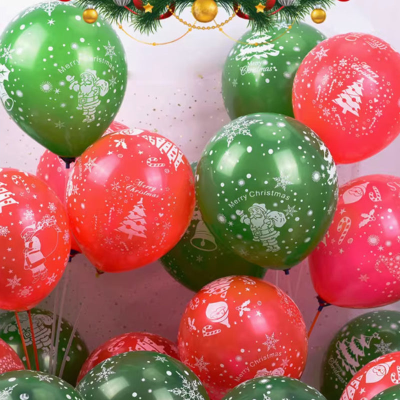 12-inch thickened Christmas balloons