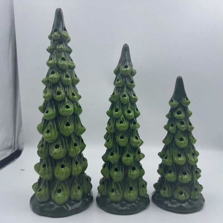 Light-up Christmas tree ornaments