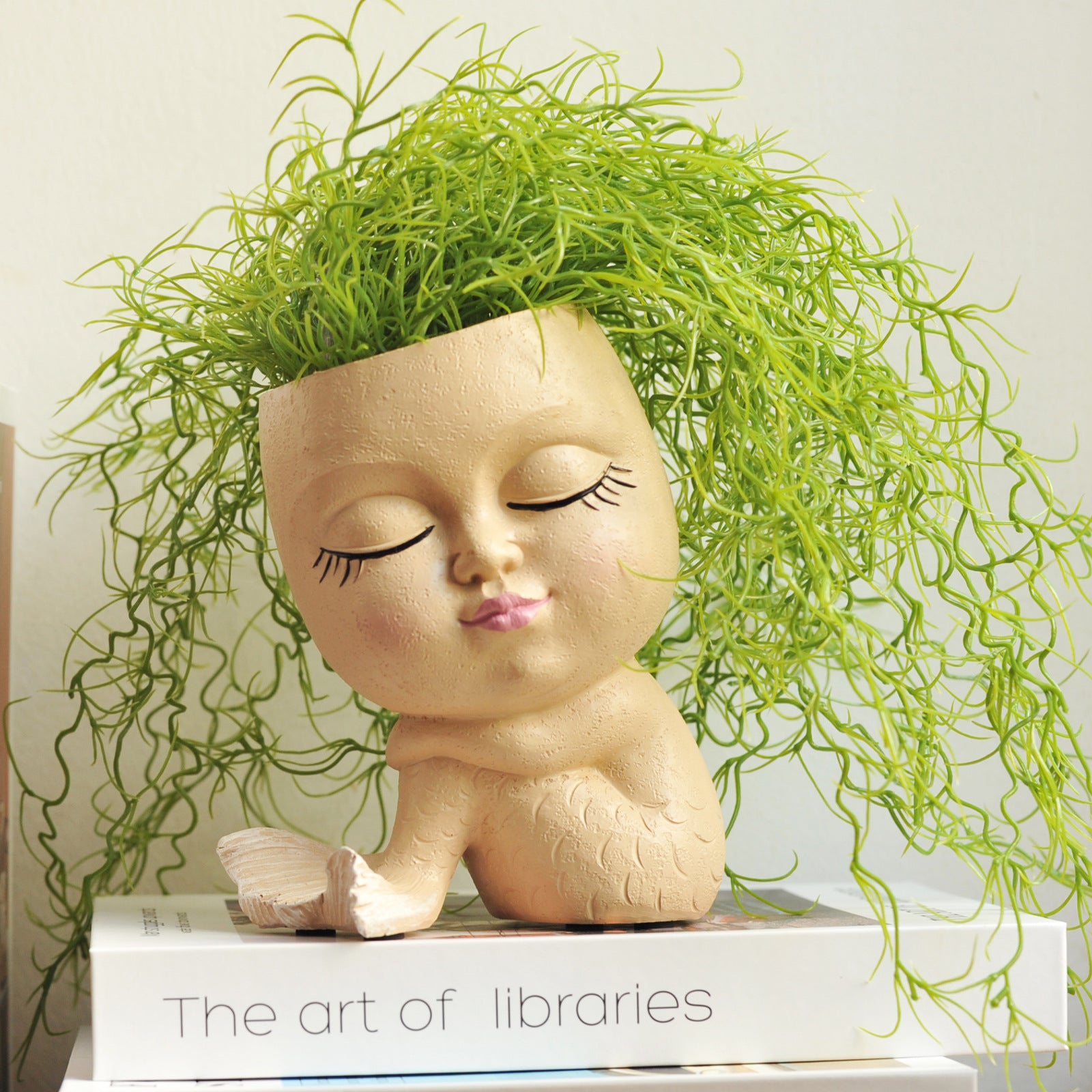 Cute Mermaid Flower Pot Ornament