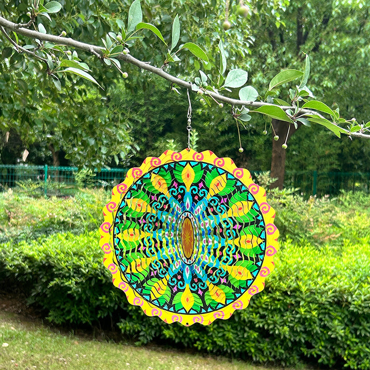 Visual 3D Rotating Metal Wind Chime Ornament (1) —Buy 1 Get 2 Free