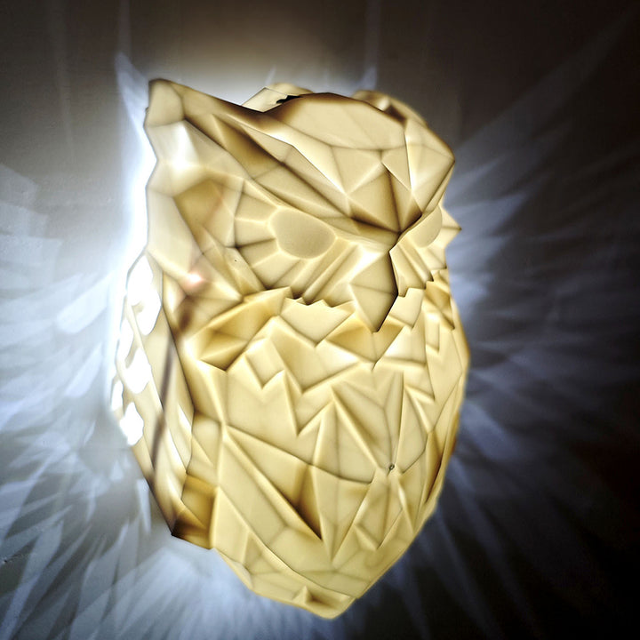Creative Owl Night Light Wall Decor