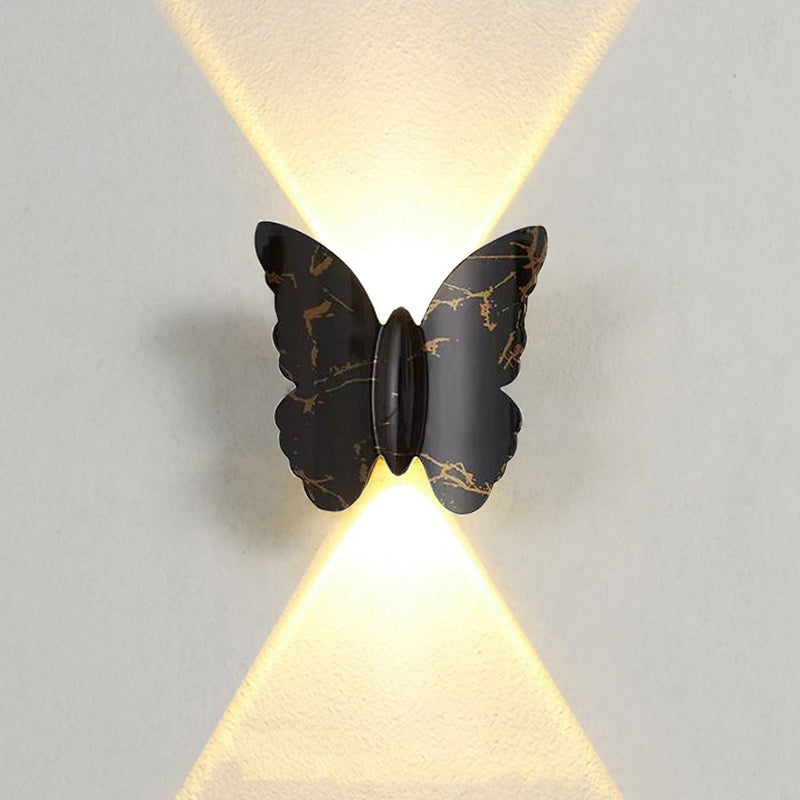 Aluminum Waterproof Outdoor LED Butterfly-Shaped Wall Light