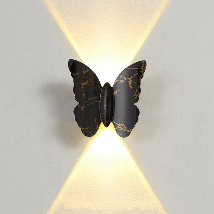 Aluminum Waterproof Outdoor LED Butterfly-Shaped Wall Light