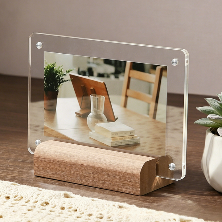 Magnetic Transparent Acrylic Photo Frame