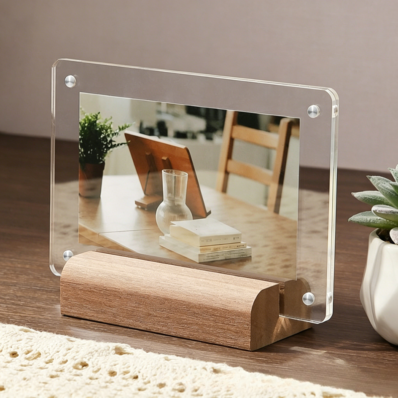 Magnetic Transparent Acrylic Photo Frame