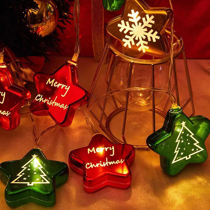 LED Electroplated Hanging Christmas Decorative Light