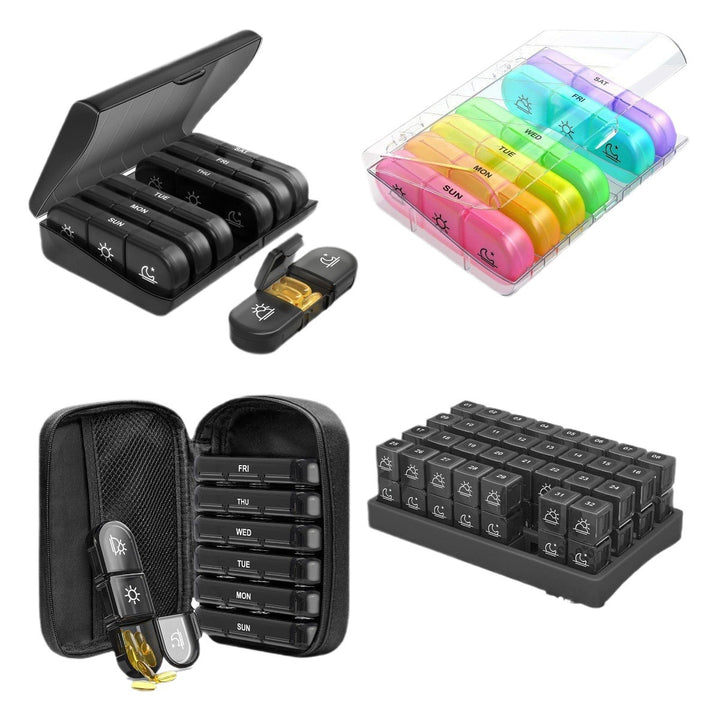 Waterproof portable pill case