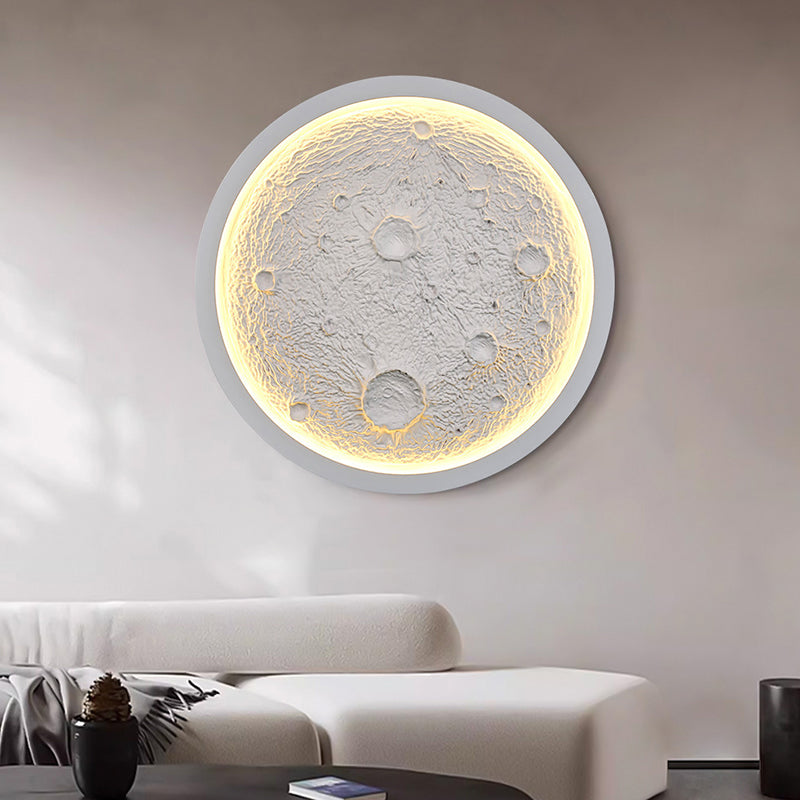 Creative Moon-Shaped LED Ceiling Light