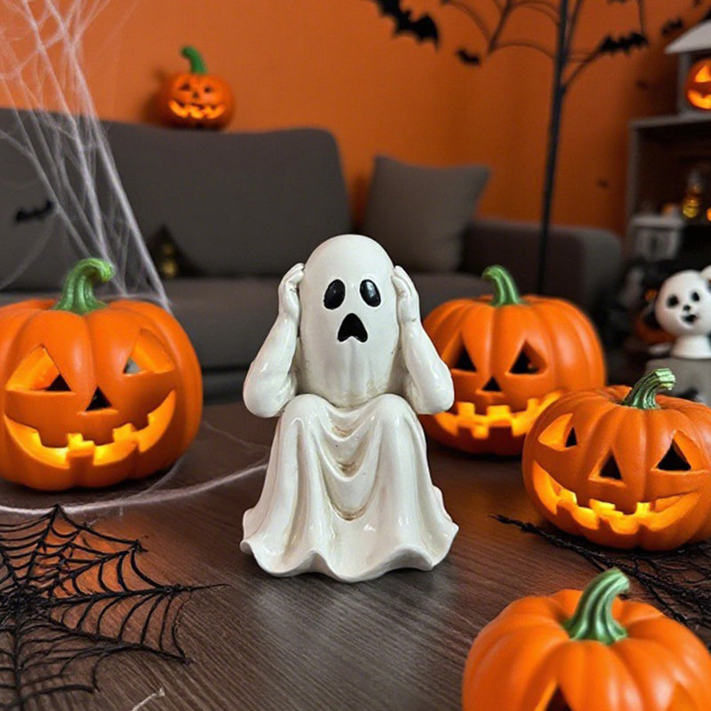 Creative resin ghost ornament