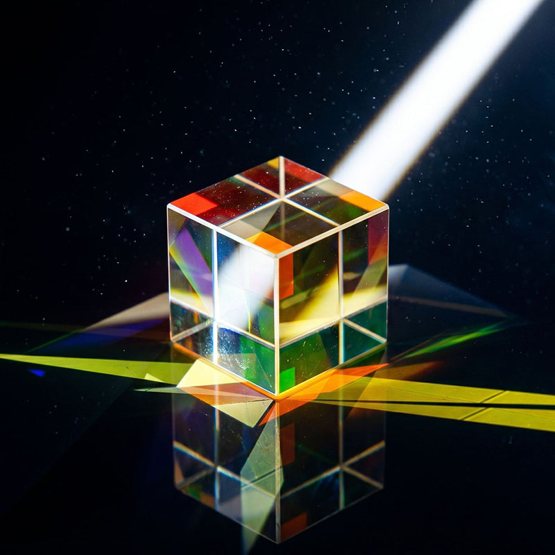 Crystal Cube Prism Light and Shadow Mirror