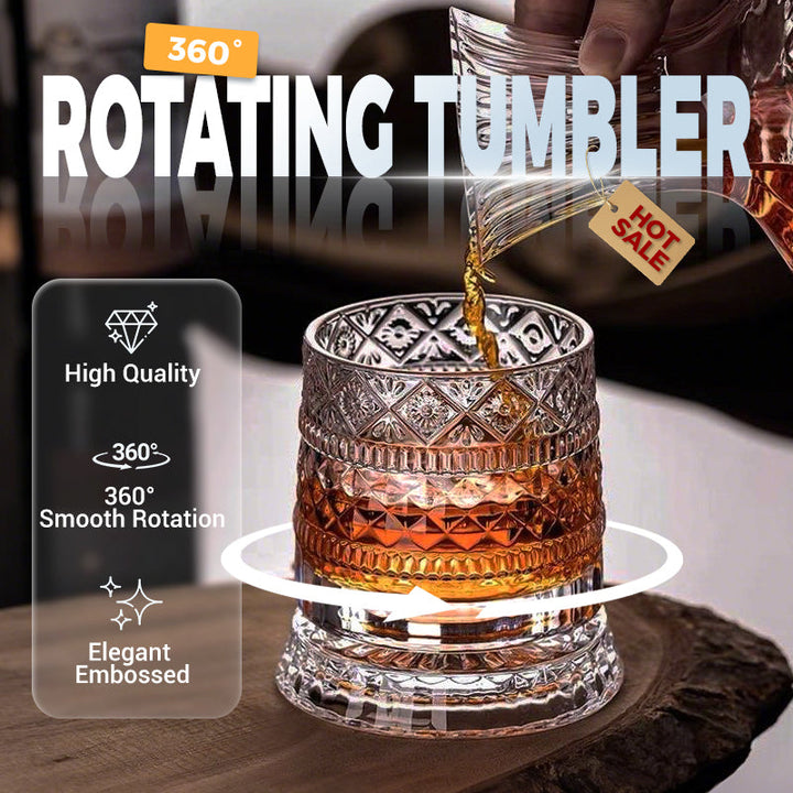 Creative and Stylish Rotating Whiskey Glass