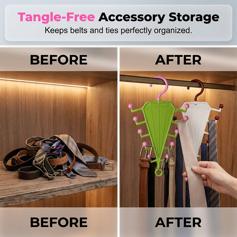 V-shaped double-sided hanging storage rack