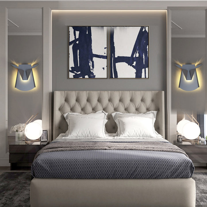 Decorative LED Bull-Head Wall Lamp