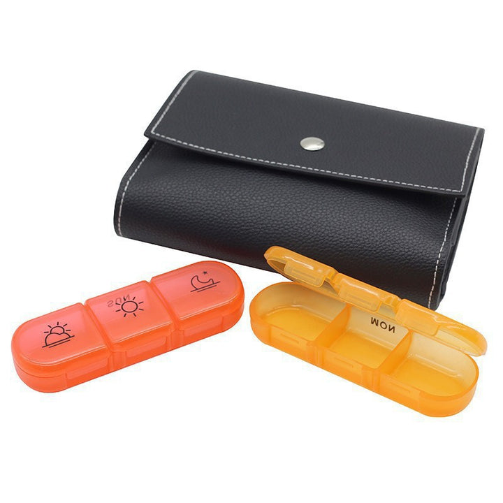 Waterproof portable pill case