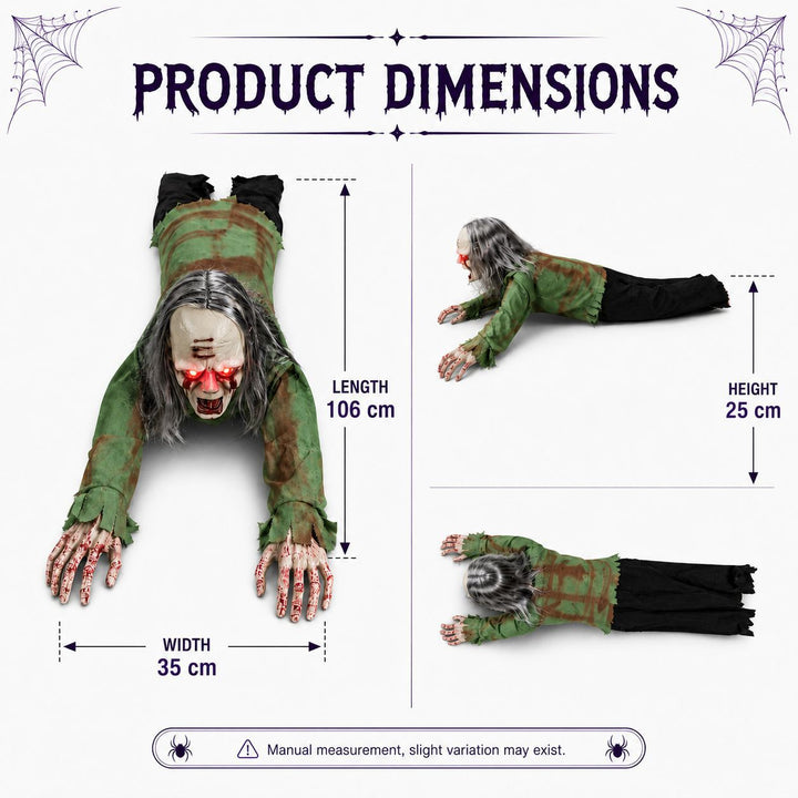 Halloween Long-Haired Crawling Horror Toy