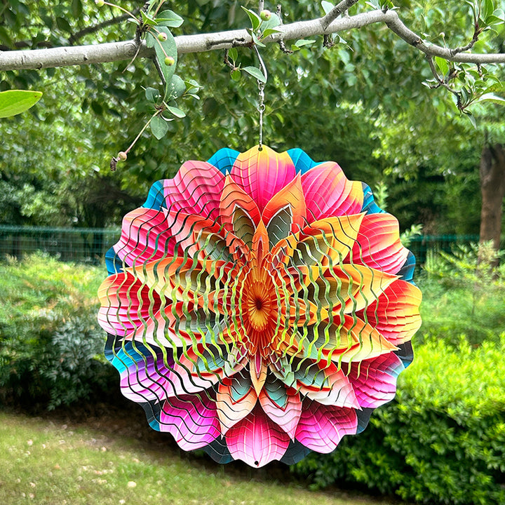 Visual 3D Rotating Metal Wind Chime Ornament—Buy 1 Get 2 Free