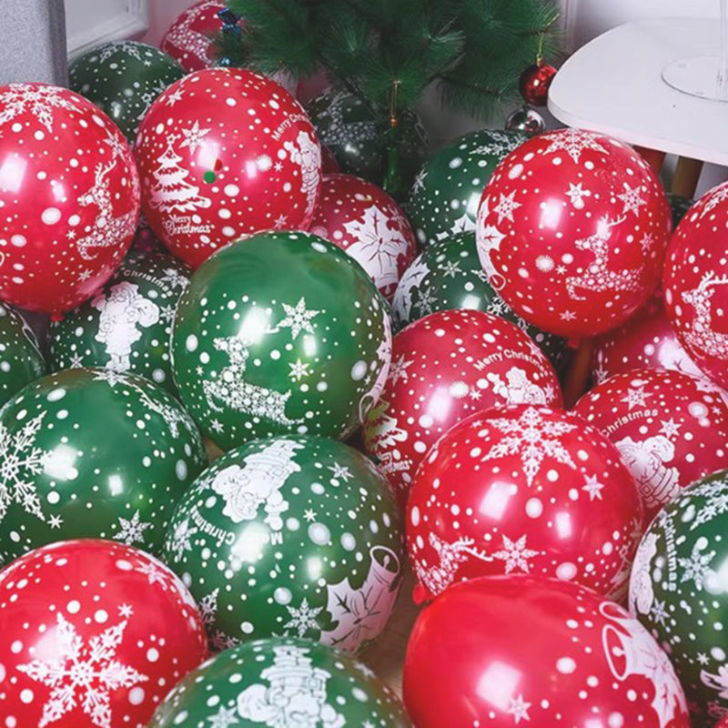 12-inch thickened Christmas balloons