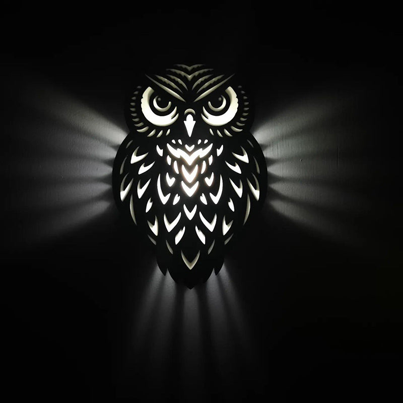 Owl wall lamp