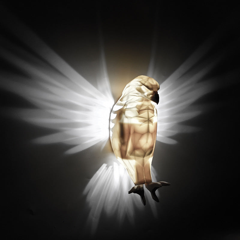 Eagle-Shaped Projection Night Light Wall Decor