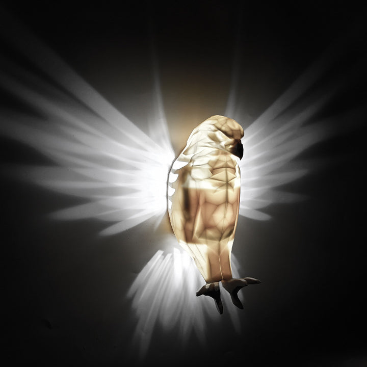 Eagle-Shaped Projection Night Light Wall Decor
