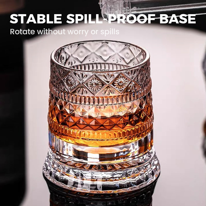 Creative and Stylish Rotating Whiskey Glass