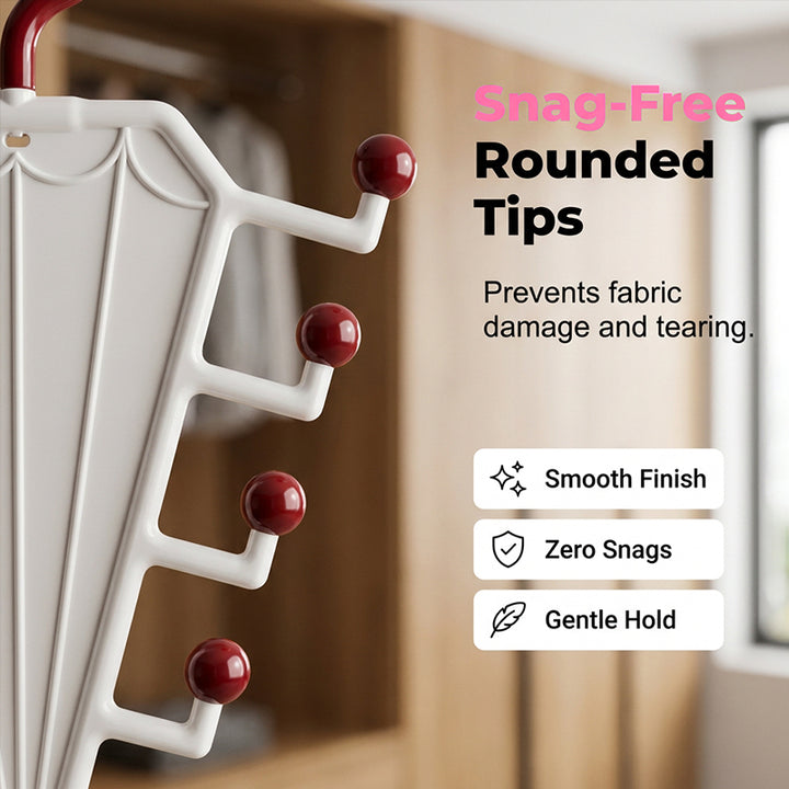 V-shaped double-sided hanging storage rack