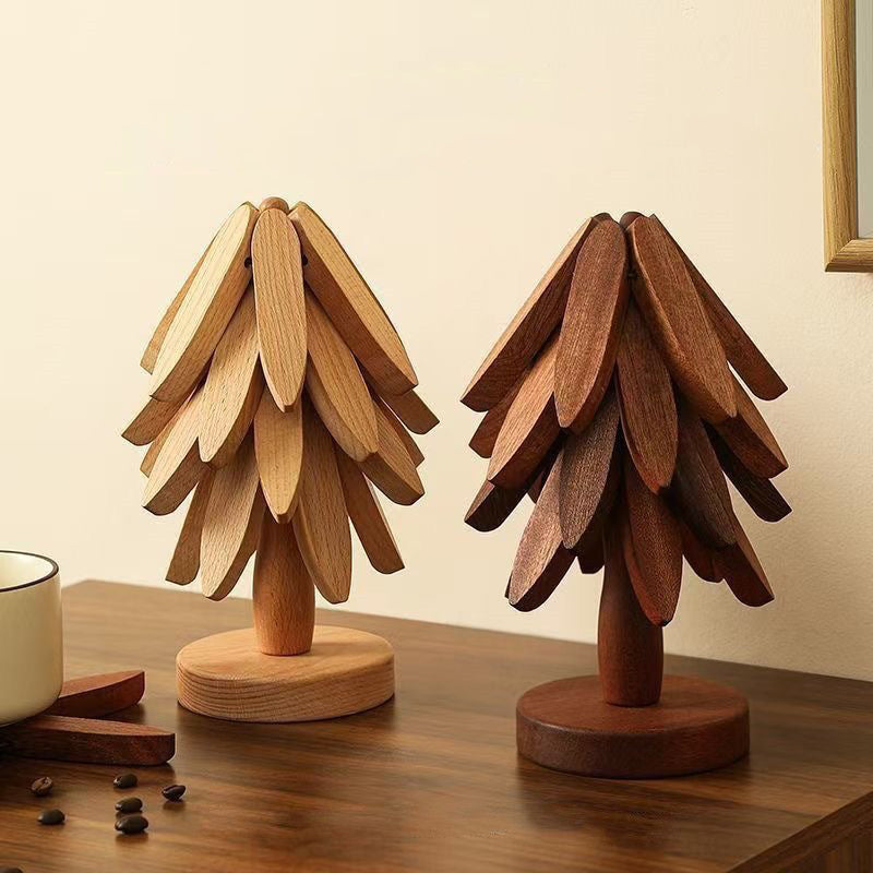 Premium Heat-Resistant Solid Wood Trivet