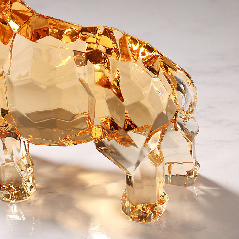 Dazzling Crystal Rhinoceros – Symbol of Strength & Resilience