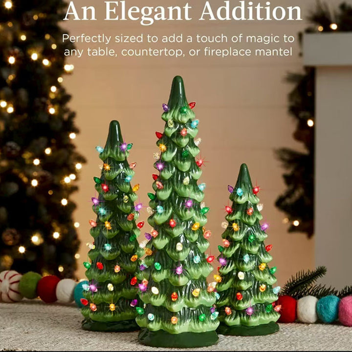 Light-up Christmas tree ornaments