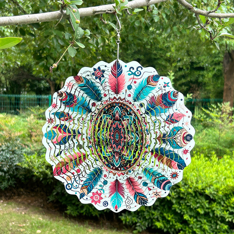 Visual 3D Rotating Metal Wind Chime Ornament—Buy 1 Get 2 Free