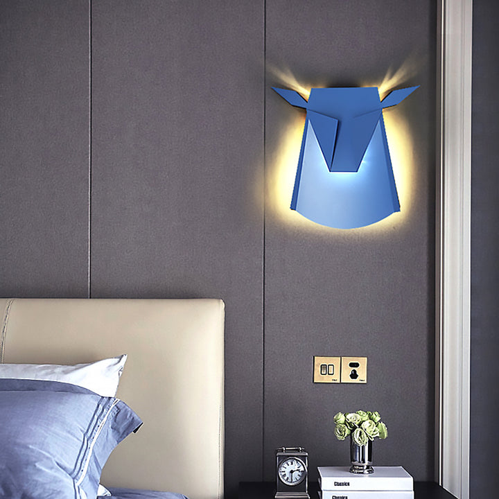 Decorative LED Bull-Head Wall Lamp
