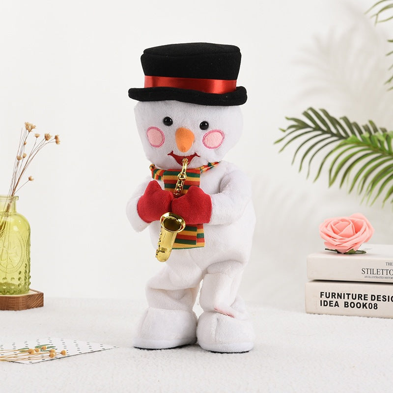 Electric swaying plush toy that sings and dances