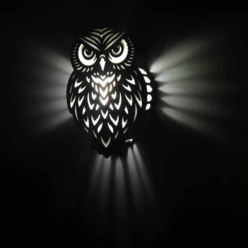 Owl wall lamp