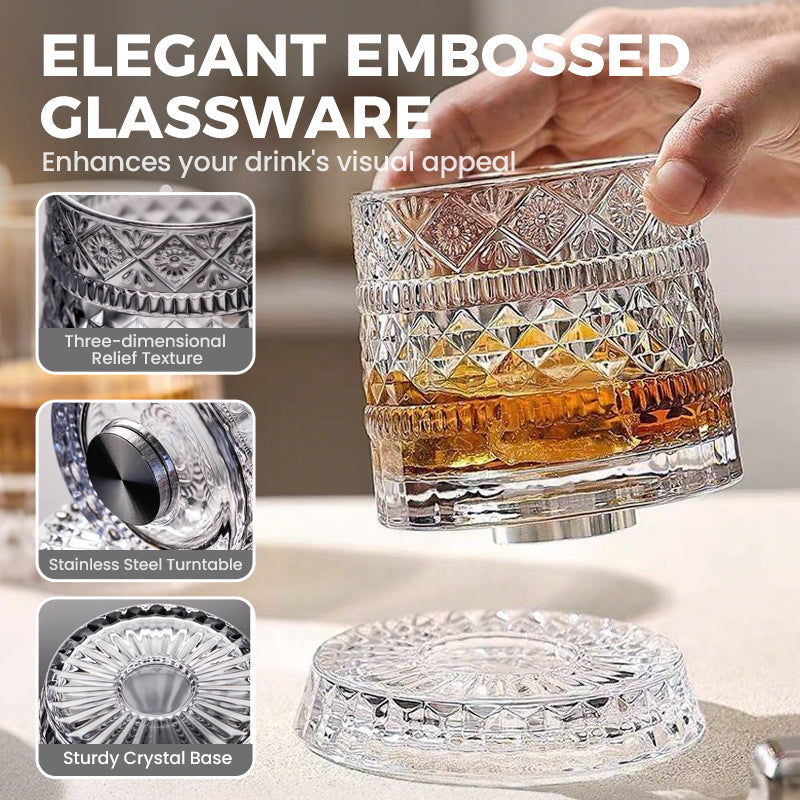 Creative and Stylish Rotating Whiskey Glass