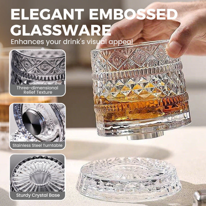 Creative and Stylish Rotating Whiskey Glass
