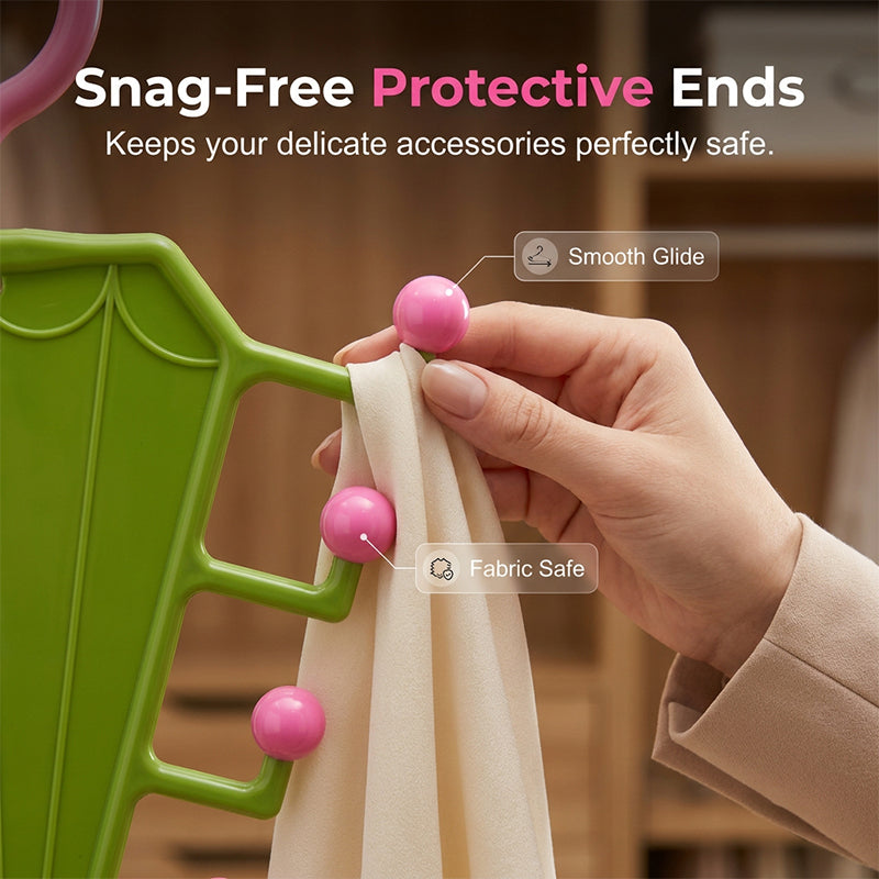 V-shaped double-sided hanging storage rack