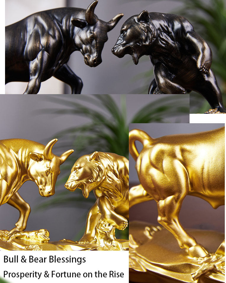 Bull & Bear Wealth Guardian – Attract Wealth & Trading Luck