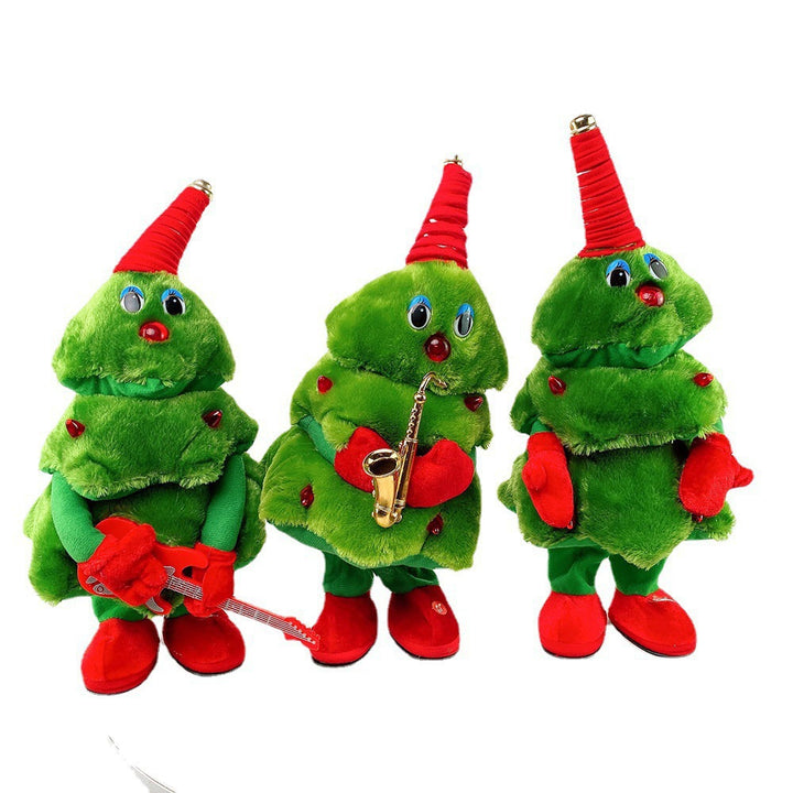 Electric swaying plush toy that sings and dances