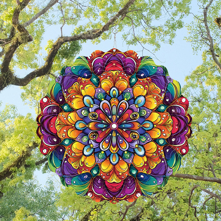 Visual 3D Rotating Metal Wind Chime Ornament (1) —Buy 1 Get 2 Free