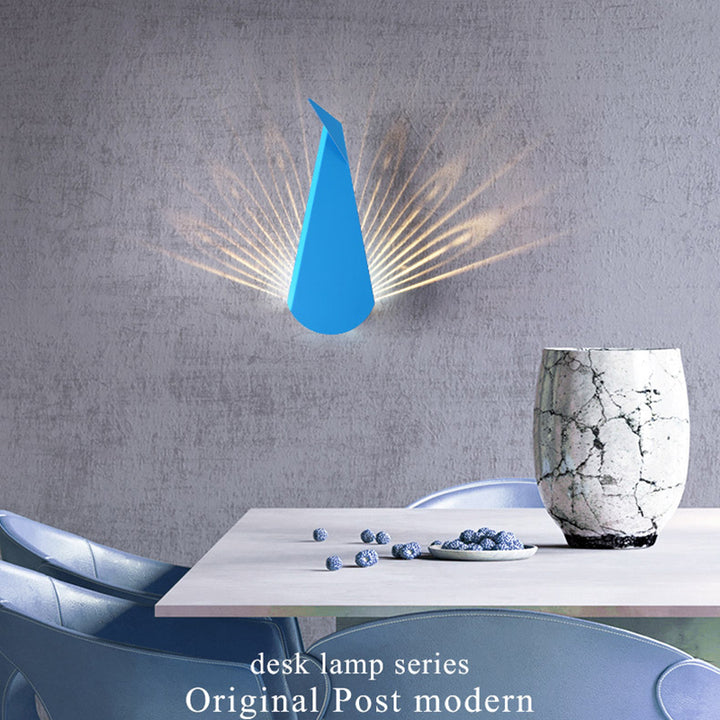 Creative LED Peacock Wall Lamp