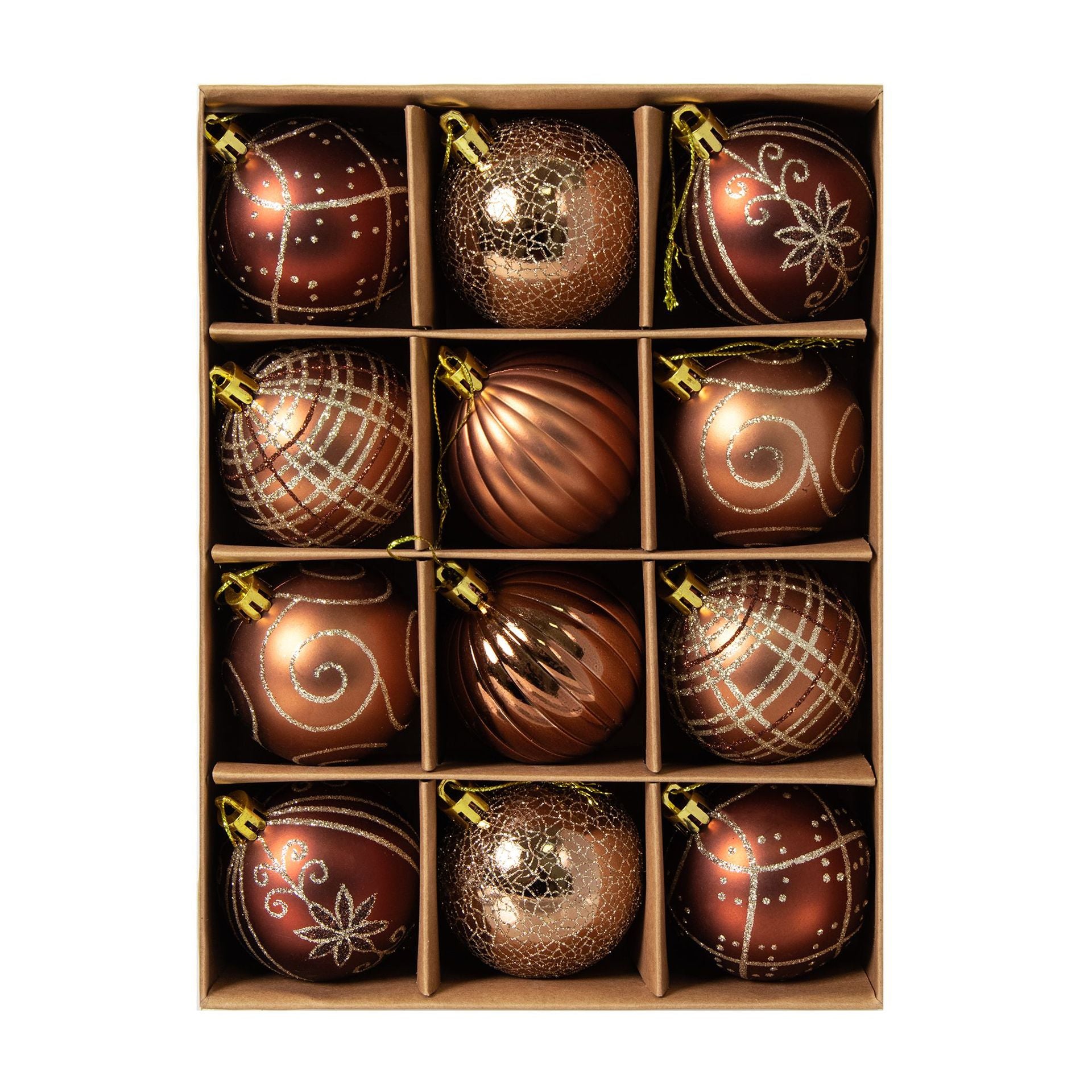 Hand-painted decorative Christmas ball ornament