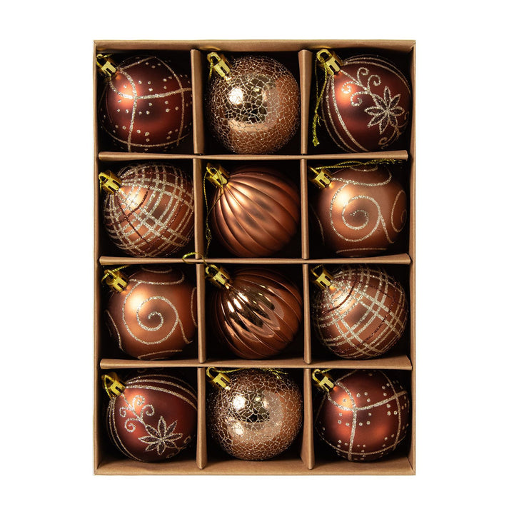 Hand-painted decorative Christmas ball ornament